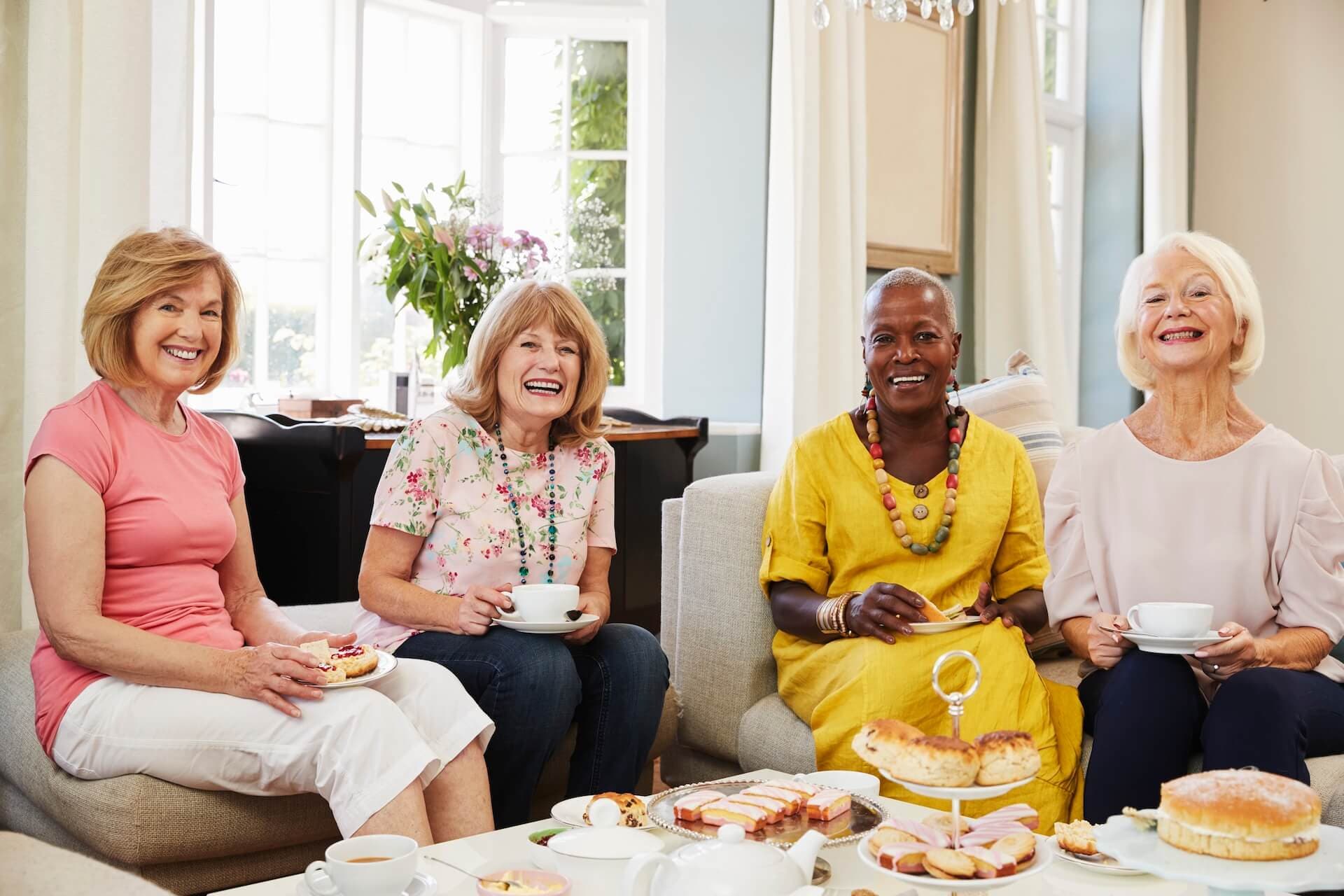 Portrait of Senior Female Friends